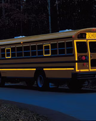 Cinta reflectiva para transporte